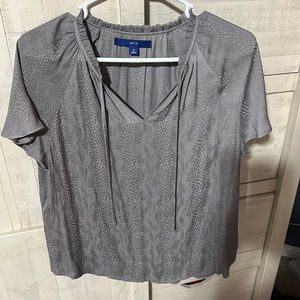 Grey silk shirt